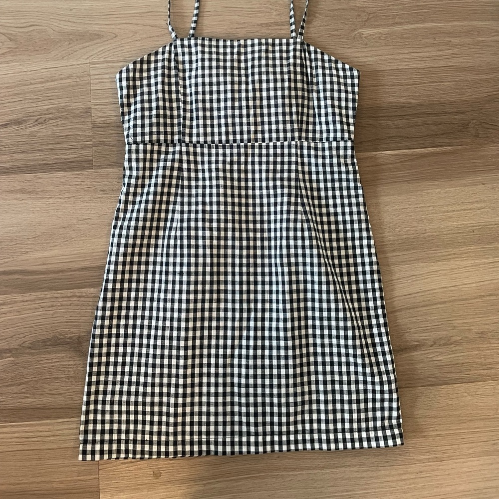 LIONESS Check Mini Dress - Small